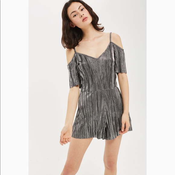 Topshop Pants - TOPSHOP plisse romper
